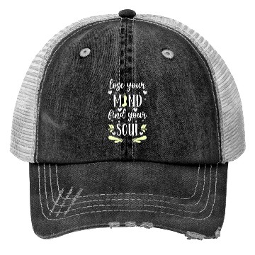 Discover Yoga Healing Buddha Spirit Trucker Hats