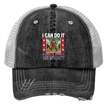 Discover Presidential elections 2024 Bigfoot Trucker Hats
