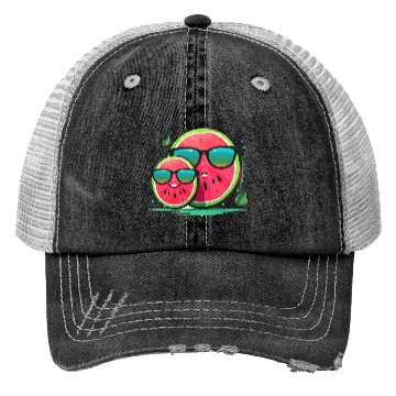 Discover Dad watermelon Trucker Hats