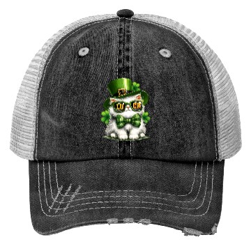 Discover Lucky Charm Cat Trucker Hats