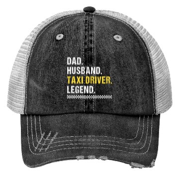 Discover Dad Taxi Driver Trucker Hats