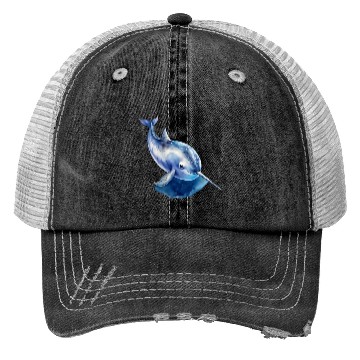 Discover Narwhal Whale Trucker Hats