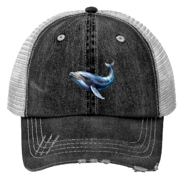 Discover Whale Trucker Hats