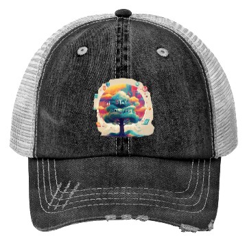 Discover Stay positive Trucker Hats