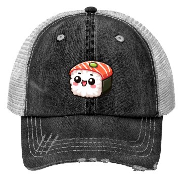 Discover Kawaii Cute Sushi Maki Trucker Hats