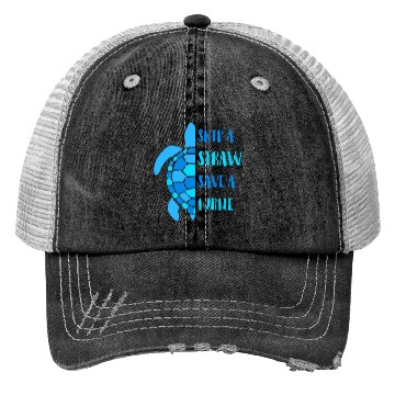 Discover Skip A Siraw Save A Turtle Trucker Hats