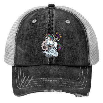 Discover Unicorn Astronaut – Fantastic Rainbow Design Trucker Hats
