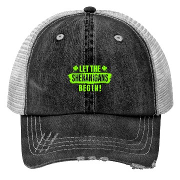 Discover Let The Shenanigans Begin St Patricks Day Lucky Sh Trucker Hats