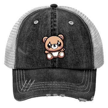 Discover Cute Kawaii Teddy Bear 1 Trucker Hats