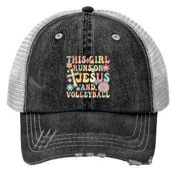 Discover Volleyball Girl Trucker Hats