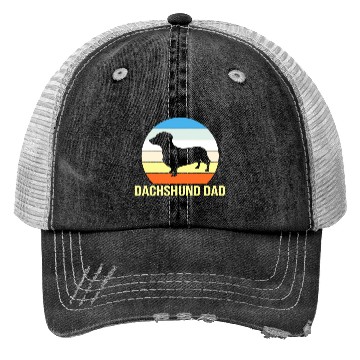 Discover Dachshund Dad Trucker Hats