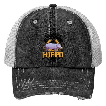 Discover Hippo Gift Trucker Hats