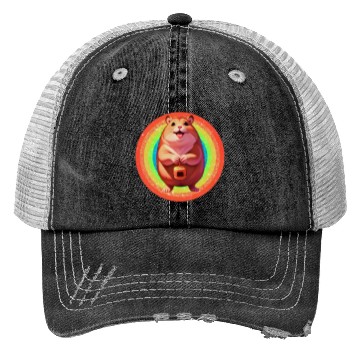 Discover Capybara: Nature's Gentlle Giiant Trucker Hats