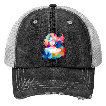 Discover Color splash zodiac: Virgo Trucker Hats