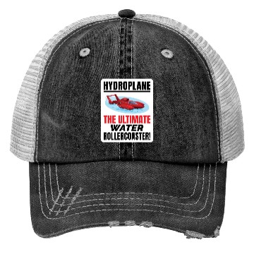 Discover Hydroplane Boat Racing Rollercoaster Adventure Trucker Hats