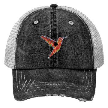 Discover Humming-Bird Tulips Flowers Trucker Hats