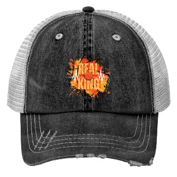 Discover real king basketball Trucker Hats