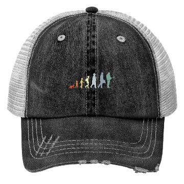 Discover Vintage Guitarist Evolution Trucker Hats