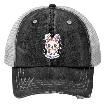 Discover Bunny Lover: Hopping into Hearts Trucker Hats