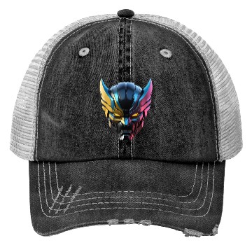 Discover Robot Wolverines Trucker Hats