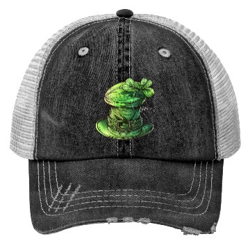 Discover St Patrick Irish Green Hat Trucker Hats