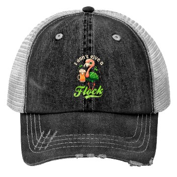 Discover Irish Flamingo St Patricks Don't Give A Flock Beer Trucker Hats