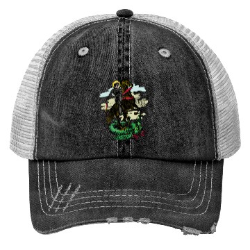 Discover St. George and the Dragon Trucker Hats