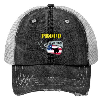 Discover Proud Air Force Mom Trucker Hats