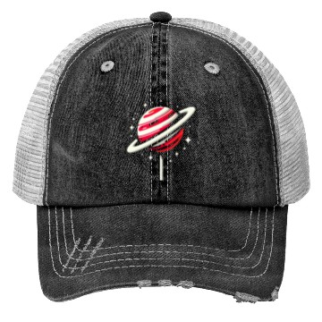 Discover Saturn Planet Lollipop Trucker Hats