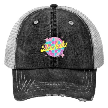 Discover Bachata dance neon color disco ball Trucker Hats