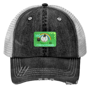 Discover Irish I was a guinea pig Trucker Hats