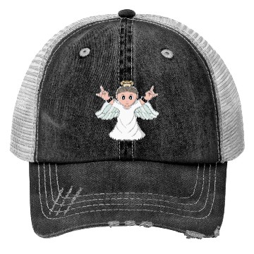 Discover Heavy Music Loving Angel Trucker Hats