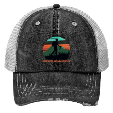 Discover EMBRACE YOUR JOURNEY ADVENTURE HIKING Trucker Hats
