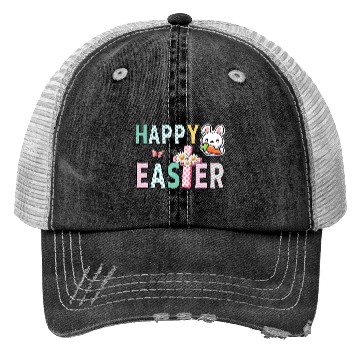 Discover Blossom & Bunny: Easter Celebration Delight! Trucker Hats