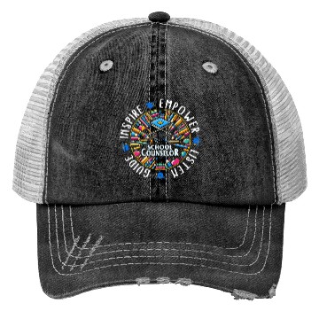 Discover School Trucker Hats, School Counselor Guide Inspire