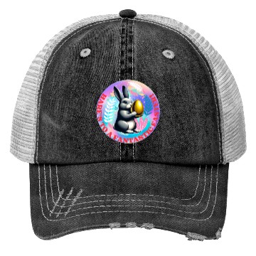Discover Hare's to a fantastic easter! Trucker Hats
