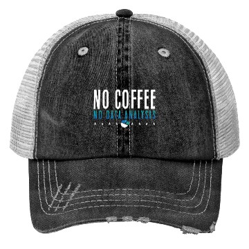 Discover Data Analyst No Coffee No Programmer Coffee Lover Trucker Hats