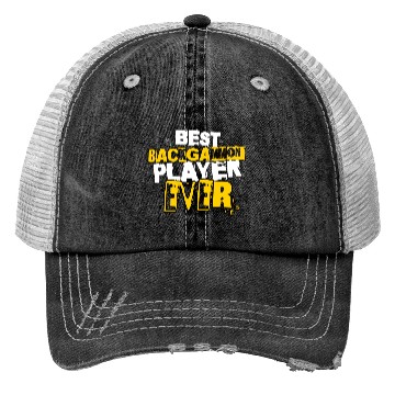 Discover Best Backgammon Player Ever Board Dice Game Lover Trucker Hats
