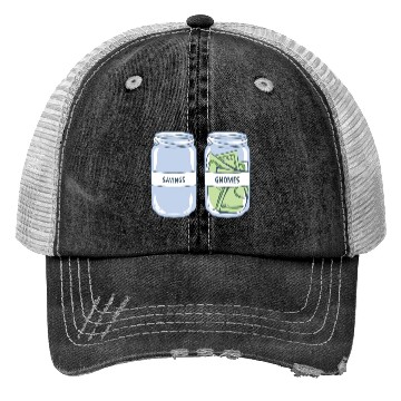 Discover Garden Gnome Saving Gnomes Trucker Hats