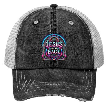 Discover Jesus Has My Back 26 Trucker Hats