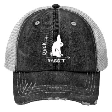 Discover Wittgensteins Rabbit Duck Illusion Trucker Hats