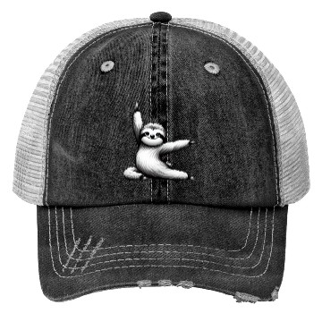 Discover SLOTH YOGA Trucker Hats