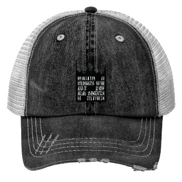 Discover We Hear the Wilderness and IT Hears Us Trucker Hats
