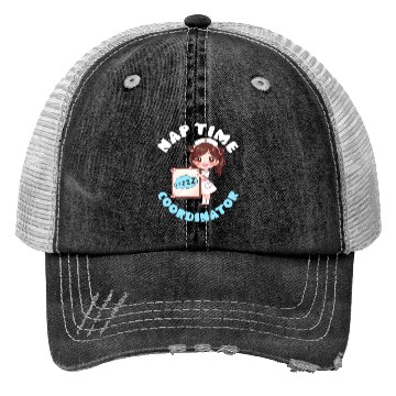 Discover Anesthesia Nurse Nap Time Coordinator Trucker Hats