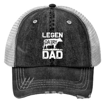 Discover Legen Dairy Dad Cow Farmer Trucker Hats