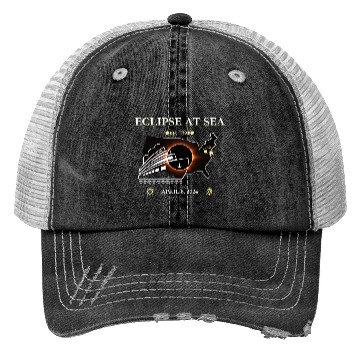 Discover Eclipse At Sea Cruise Ship Adventure Trucker Hats