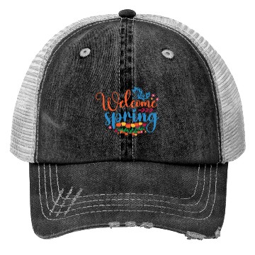 Discover Welcome spring Trucker Hats