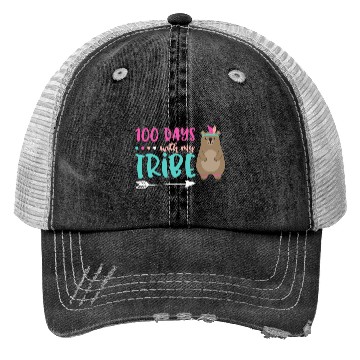 Discover 100 days with my tribe Trucker Hats