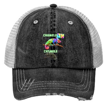 Discover ChameleON ChameleOFF | Social Chameleon Trucker Hats