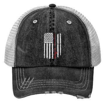 Discover I Love USA Heart Flag Trucker Hats